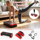 3-in-1 Aerobic Step Platform with Risers and Balance Trainers by LJGDeals