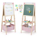 3-in-1 Double-Sided Adjustable Kid Easel for 3-8 Years Old Toddlers by LJGDeals