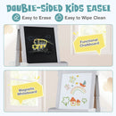 3-in-1 Double-sided Art Easel with Chalkboard and Magnetic Whiteboard by LJGDeals