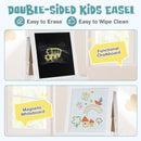 3-in-1 Double-sided Art Easel with Chalkboard and Magnetic Whiteboard by LJGDeals