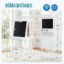 3-in-1 Double-sided Art Easel with Chalkboard and Magnetic Whiteboard by LJGDeals