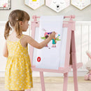 Double-Sided Kids Art Easel with Chalkboard & Whiteboard by LJGDeals