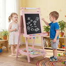 Double-Sided Kids Art Easel with Chalkboard & Whiteboard by LJGDeals