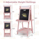 Double-Sided Kids Art Easel with Chalkboard & Whiteboard by DirectDeals