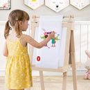 Double-Sided Kids Art Easel with Chalkboard & Whiteboard by DirectDeals