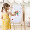 Double-Sided Kids Art Easel with Chalkboard & Whiteboard by LJGDeals