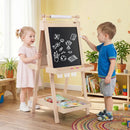 Double-Sided Kids Art Easel with Chalkboard & Whiteboard by LJGDeals
