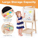 Double-Sided Kids Art Easel with Chalkboard & Whiteboard by DirectDeals