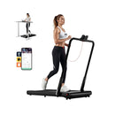 3-in-1 3HP Folding Treadmill with Smart Apps Remote Control and Speakers by LJGDeals
