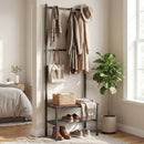 3-in-1 Hall Tree Freestanding Entryway Bench with Hooks by LJGDeals