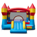 3-in-1 Kids Bouncer with Slide Large Jumping Area and Basketball Hoop without Blower by LJGDeals