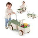 3-in-1 Kids Ride On Push Car with Rope and Storage Basket by DirectDeals