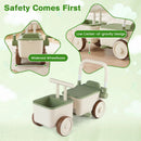 3-in-1 Kids Ride On Push Car with Rope and Storage Basket by DirectDeals