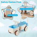 3-in-1 Kids Ride On Push Car with Rope and Storage Basket by DirectDeals