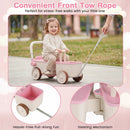 3-in-1 Kids Ride On Push Car with Rope and Storage Basket by DirectDeals