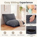 3-in-1 Convertible Bean Bag Chair with Corduroy Fabric by LJGDeals
