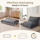 3-in-1 Convertible Bean Bag Chair with Corduroy Fabric by DirectDeals