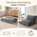 3-in-1 Convertible Bean Bag Chair with Corduroy Fabric by LJGDeals
