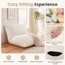 3-in-1 Convertible Bean Bag Chair with Corduroy Fabric by DirectDeals