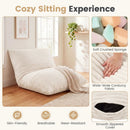 3-in-1 Convertible Bean Bag Chair with Corduroy Fabric by LJGDeals