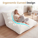 3-in-1 Convertible Bean Bag Chair with Corduroy Fabric by LJGDeals