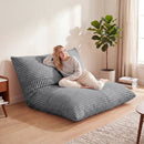 3-in-1 Convertible Bean Bag Chair with Corduroy Fabric by LJGDeals