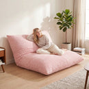 3-in-1 Convertible Bean Bag Chair with Corduroy Fabric by LJGDeals