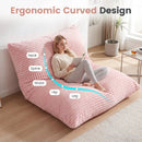 3-in-1 Convertible Bean Bag Chair with Corduroy Fabric by LJGDeals