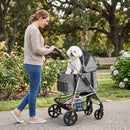 3-in-1 Foldable Pet Stroller for Small to Medium Dogs by LJGDeals