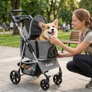 3-in-1 Foldable Pet Stroller for Small to Medium Dogs by LJGDeals