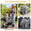 3-in-1 Foldable Pet Stroller for Small to Medium Dogs by LJGDeals