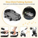 3-in-1 Foldable Pet Stroller for Small to Medium Dogs by DirectDeals
