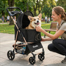 3-in-1 Foldable Pet Stroller for Small to Medium Dogs by LJGDeals