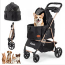 3-in-1 Foldable Pet Stroller for Small to Medium Dogs by LJGDeals