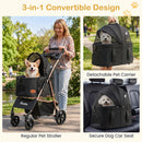 3-in-1 Foldable Pet Stroller for Small to Medium Dogs by LJGDeals