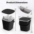 3-in-1 Portable Cooler Bar Table with Bottle Opener and Lift Top Lid for Camping Poolside by LJGDeals