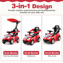 3 in 1 Push Car for Toddler Stroller Sliding Walking Car for Boys and Girls by LJGDeals