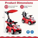 3 in 1 Push Car for Toddler Stroller Sliding Walking Car for Boys and Girls