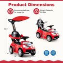 3 in 1 Push Car for Toddler Stroller Sliding Walking Car for Boys and Girls by LJGDeals