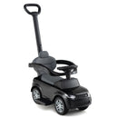 3 in 1 Push Car with Removable Handle and Guardrail for Kids 18-36 Months Old