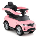 3 in 1 Push Car with Removable Handle and Guardrail for Kids 18-36 Months Old