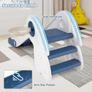 3 in 1 Toddler Slide Baby Slide Climber Playset with Basketball Hoop and Basketball by LJGDeals