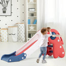 3 in 1 Toddler Slide Baby Slide Climber Playset with Basketball Hoop and Basketball by DirectDeals