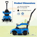 3-in-1 Toyota Licensed Foot-to-Floor Stroller Sliding Walking Toy by LJGDeals
