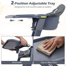 3-in-1 Washable Baby High Chair with Tray Footrest
