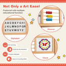 3-in-1 Wooden Art Easel for Kids with Drawing Paper Roll by LJGDeals