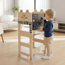 3-in-1 Wooden Kids Step Stool with Chalkboard by DirectDeals