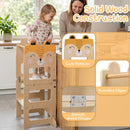 3-in-1 Wooden Kids Step Stool with Chalkboard by LJGDeals