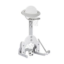 3 in 1 Height Adjustable Kids Basketball Hoop Set with Balls by LJGDeals