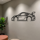911 GT3 RS Model 992 Detailed Metal Car Wall Art - MT0859